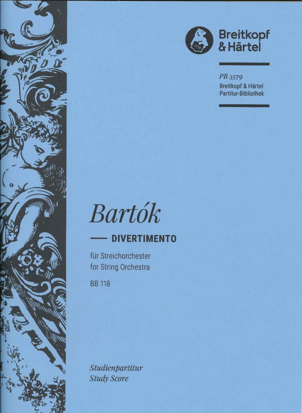 Bartok, Divertimento BB 118 Study Score (Breitkopf)