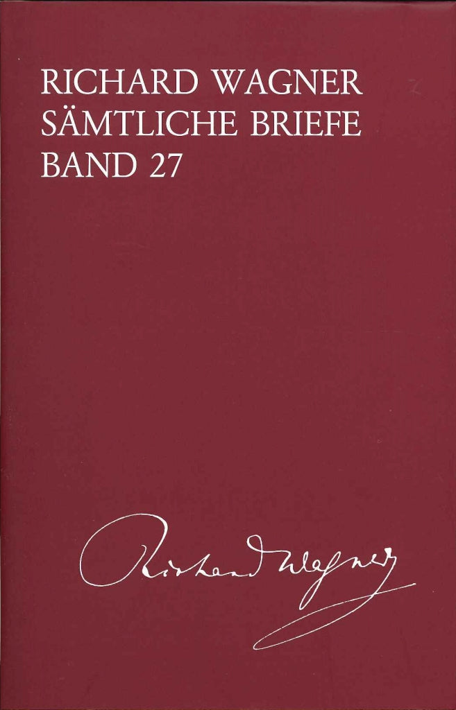 Wagner, Samtliche Briefe 27 (Breitkopf)