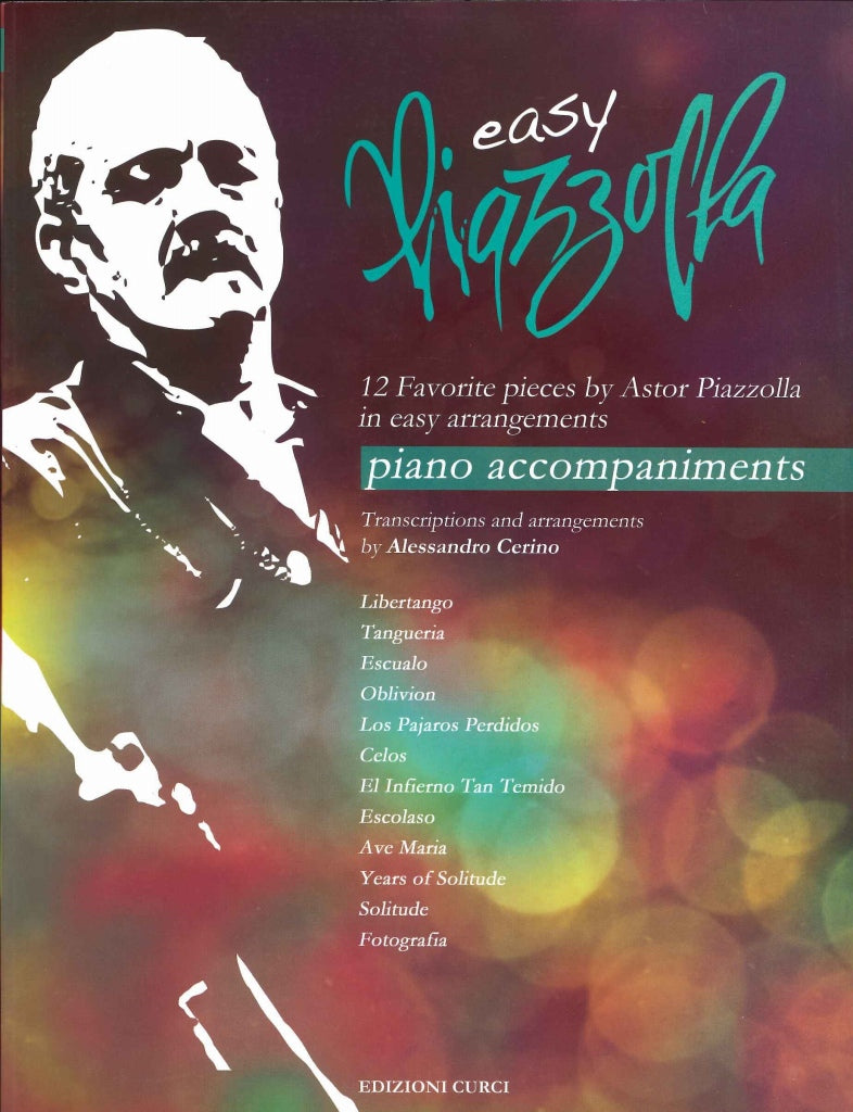 Piazzolla, Easy Piazzolla: Piano Accomp. (Curci)