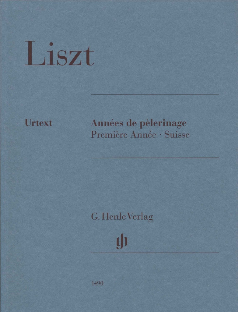 Liszt, Annees de pelerinage 1re annee (Henle)
