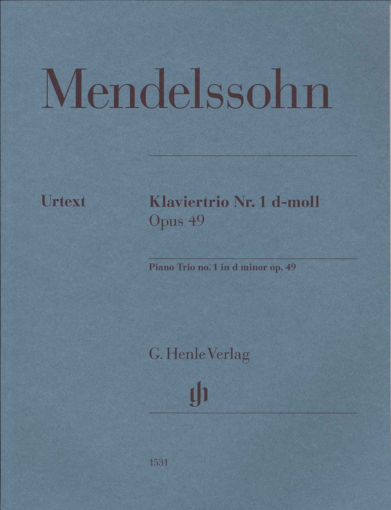 Mendelssohn, Piano Trio No. 1 op. 49 (Henle)