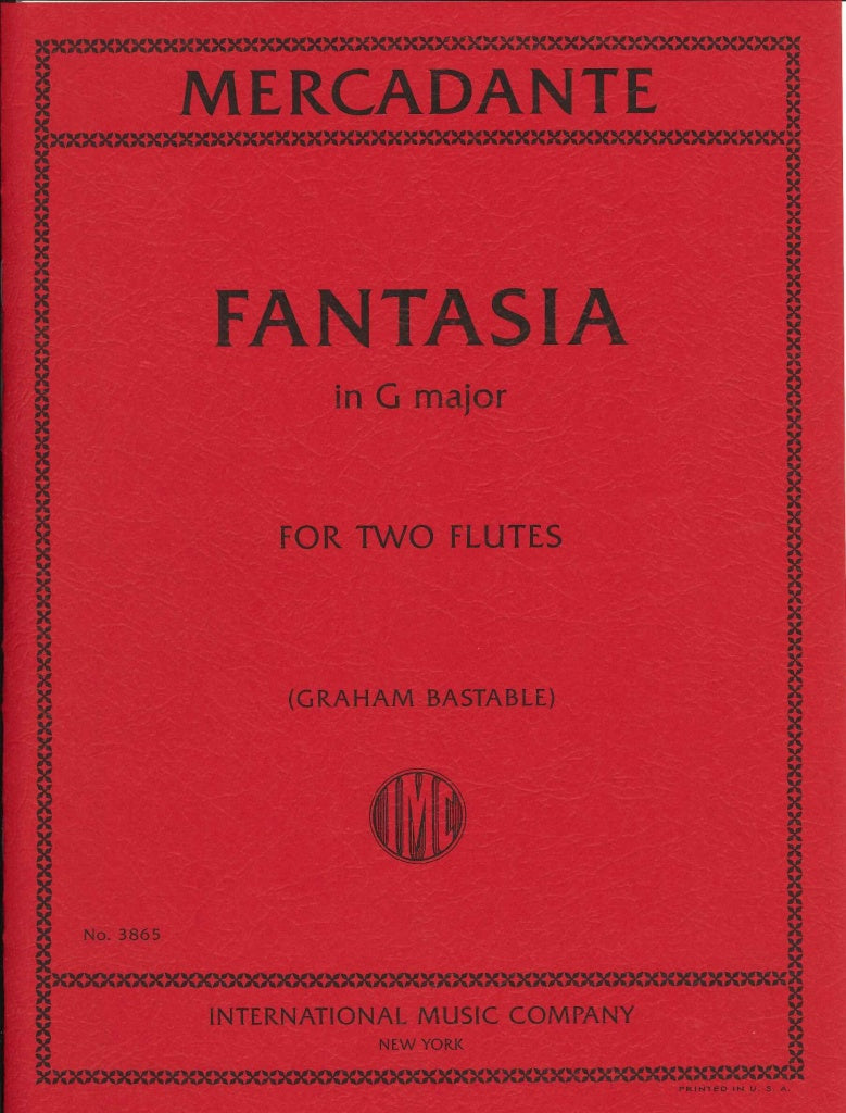 Mercadante, Fantasia in G (2Fl) (IMC)