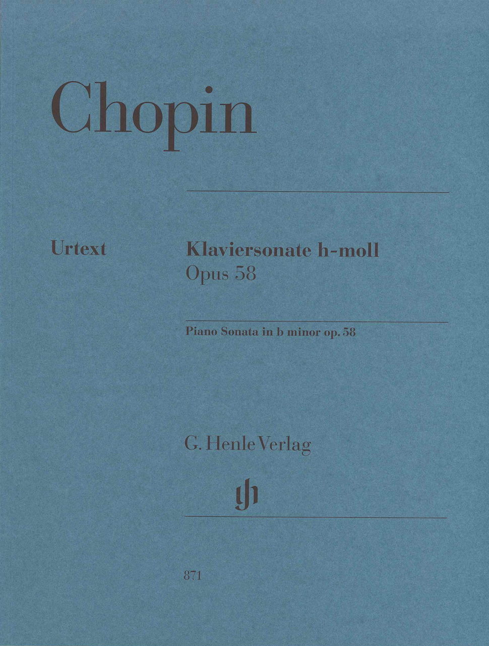 Chopin, Sonata op.58 in b min(Mullemann) (Henle)