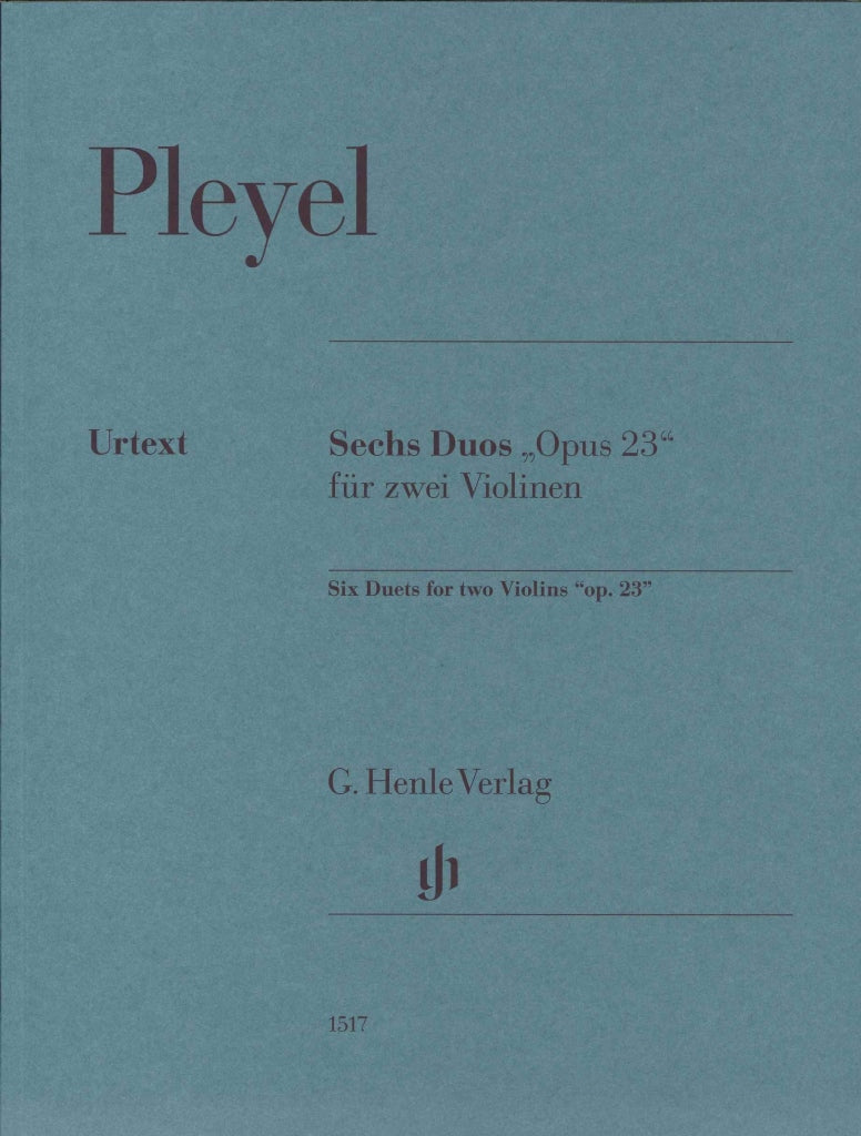 Pleyel, 6 Duos op. 23 (Henle)
