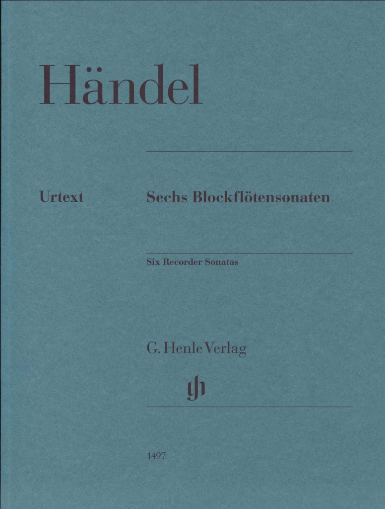 Handel, 6 Sonatas (ARec,Cemb) (Henle)