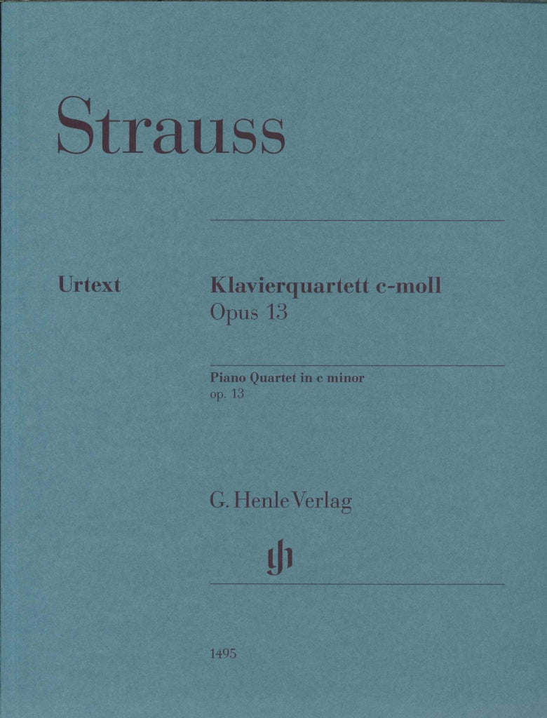 Strauss,R., Piano Quartet op. 13 in c (Henle)