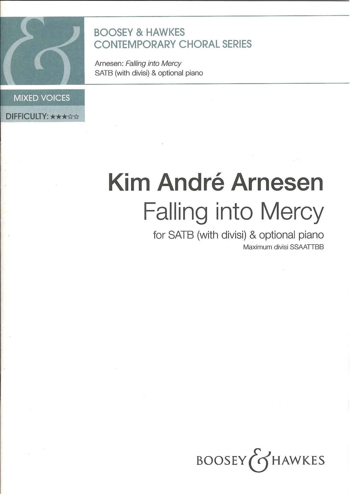 Arnesen, Falling into Mercy (Boosey)