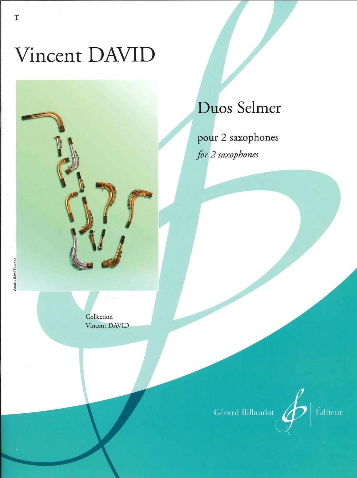 David, Duos Selmer, pour 2 saxophones (Billaudot)