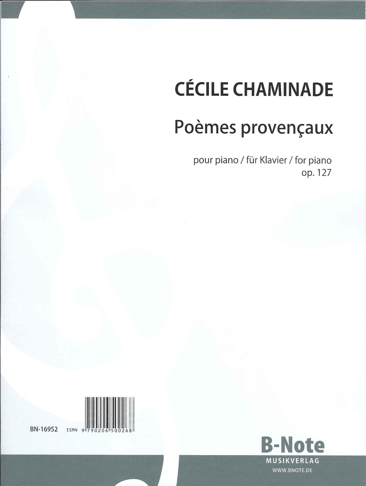 Chaminade, Poemes provencaux op. 127 (B-Note)
