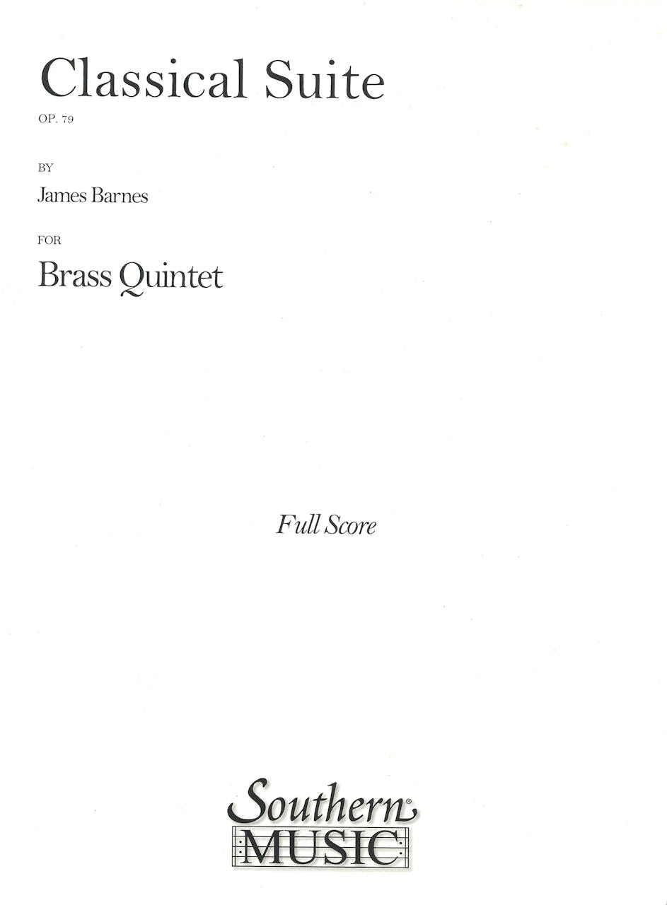 Barnes, Classical Suite op. 79 (Score) (Southern)