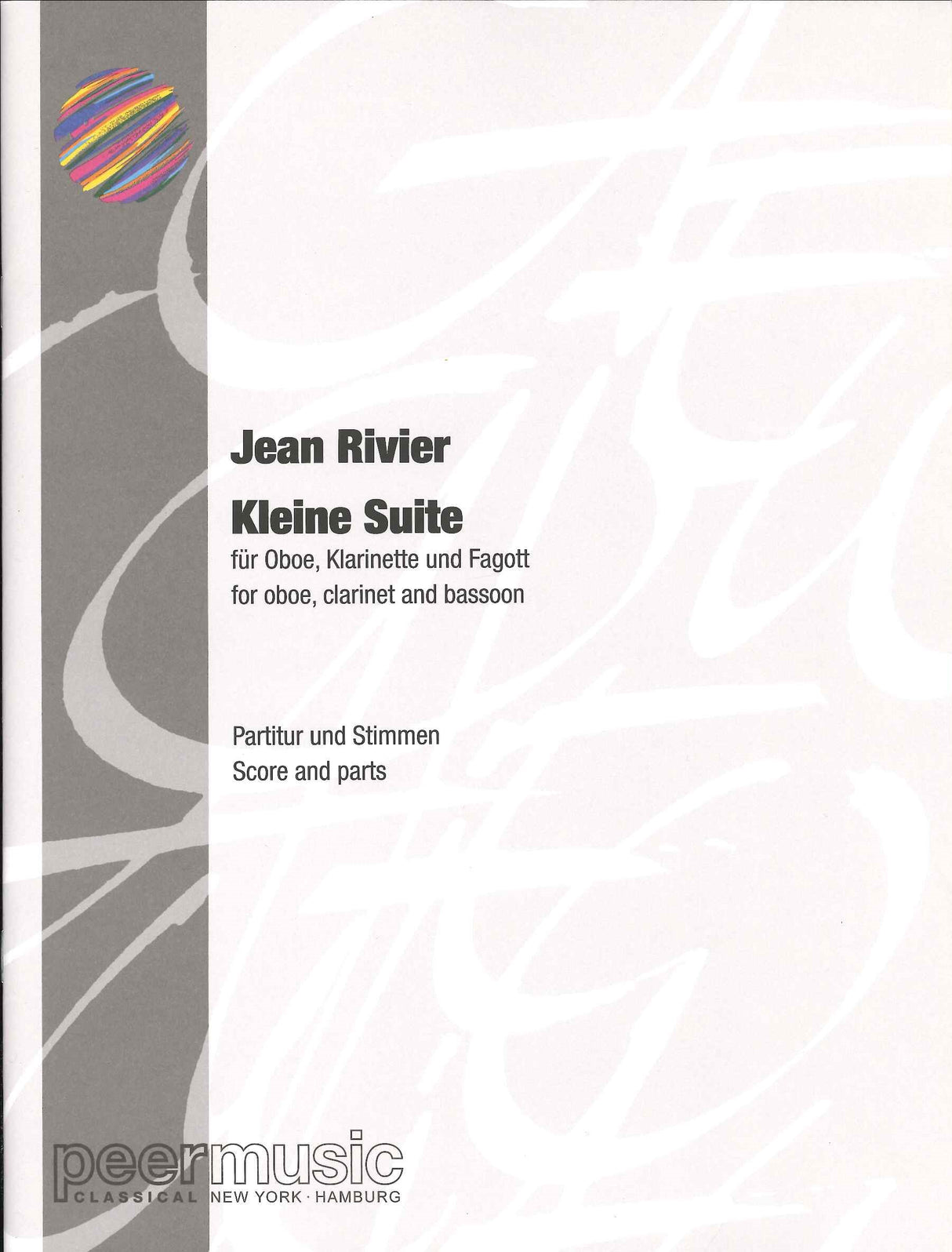 Rivier, Petite Suite (Ob,Cl,Bn) (Philippe Fougeres/Marbot/Peermusic)