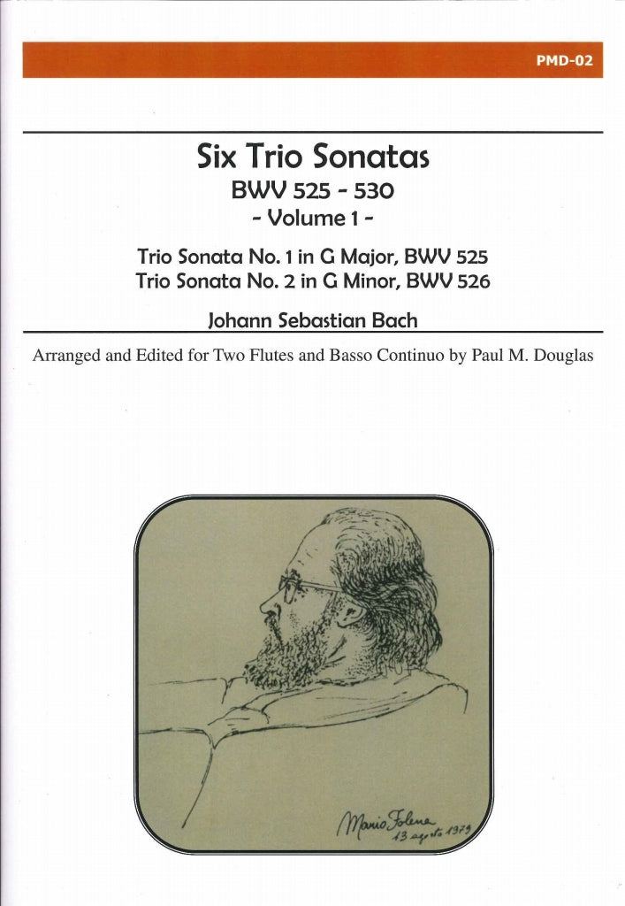 Bach, Trio Sonatas BWV 525, 526 (2Fl,Bc) (Alry Publications)