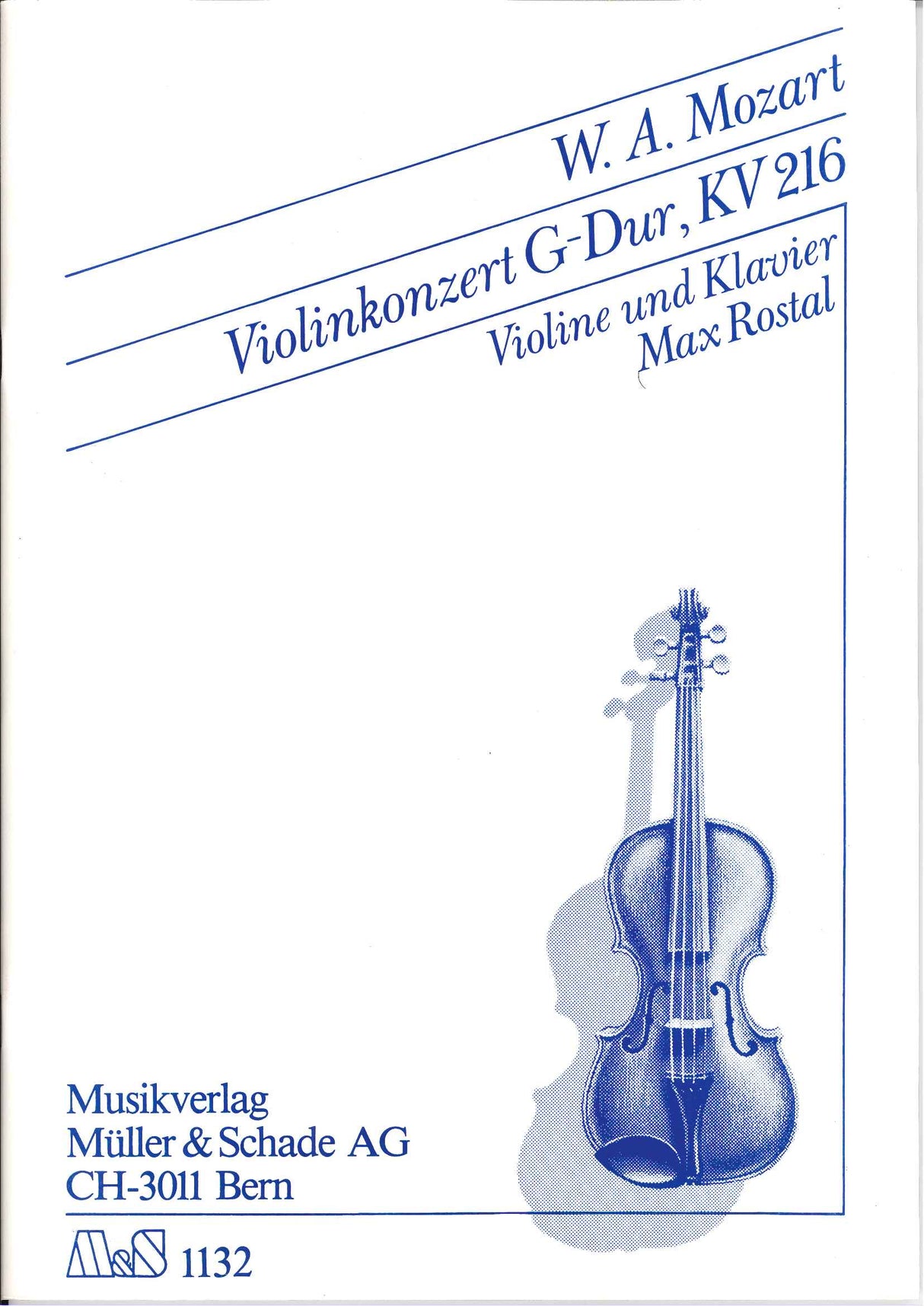 Mozart, Concerto KV 216 (No. 3) (Rostal) (Muller & Schade)