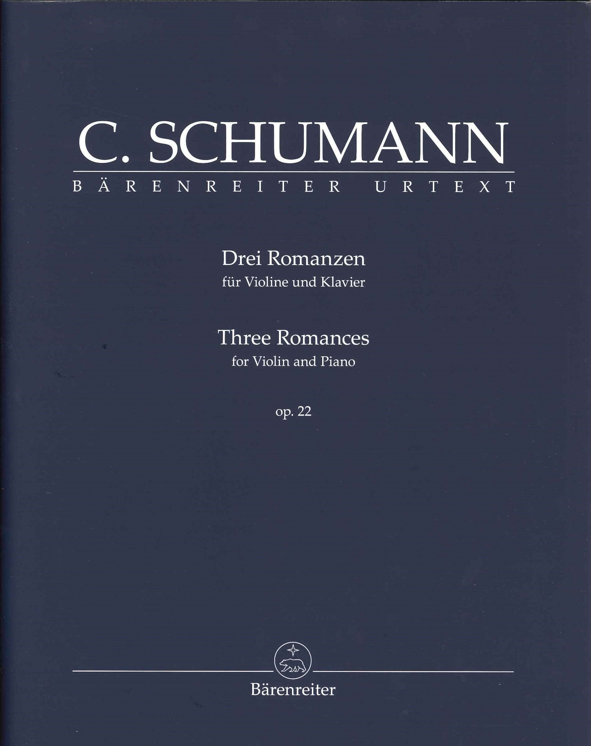 Schumann,C., 3 Romanzen op. 22 (Ross) (Barenreiter)