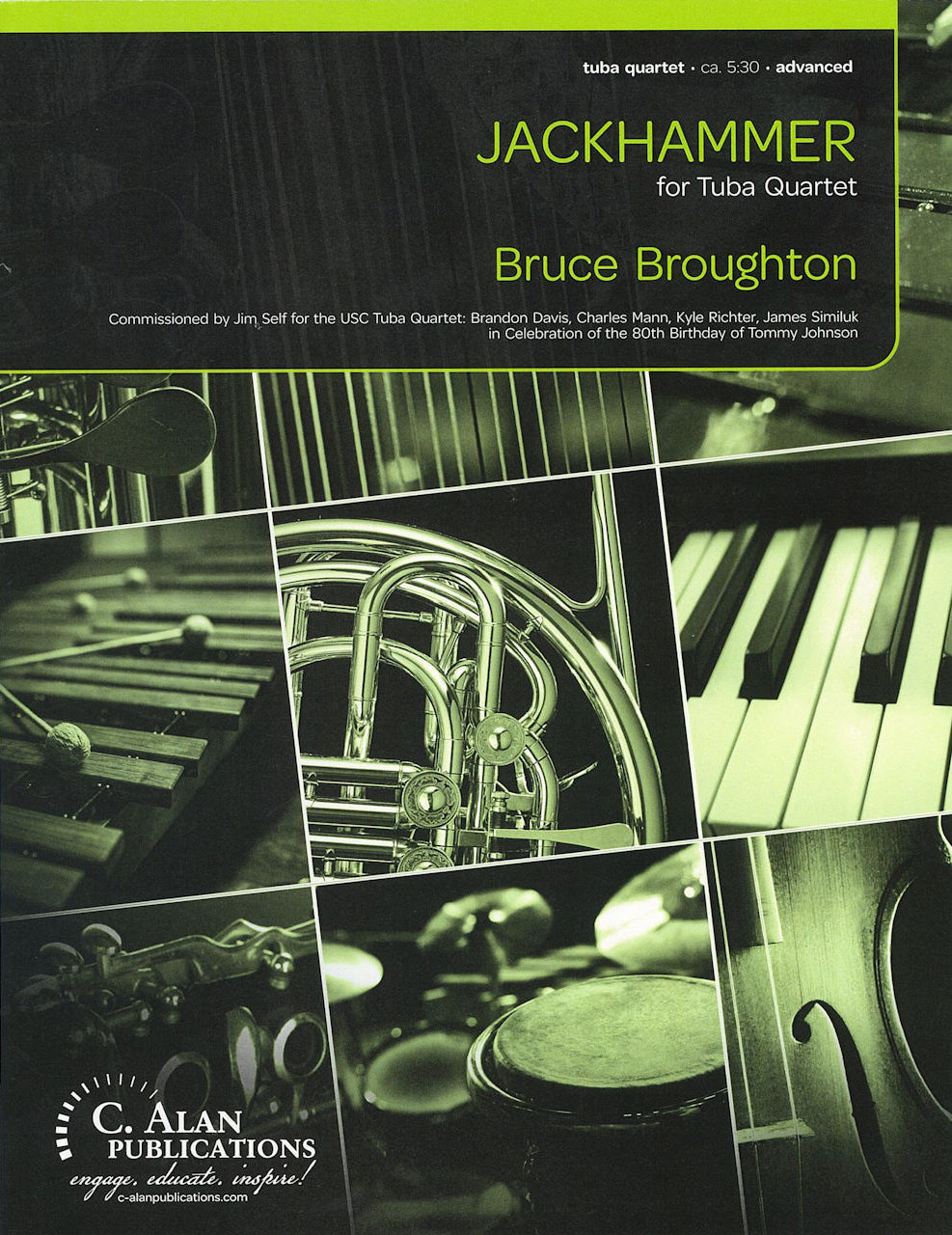 Broughton, Jackhammer, for Tuba Quartet (C.Alan)