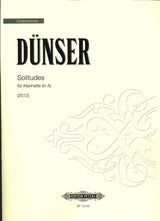 Dunser, Solitude (2012) (Cl in A) (Peters)