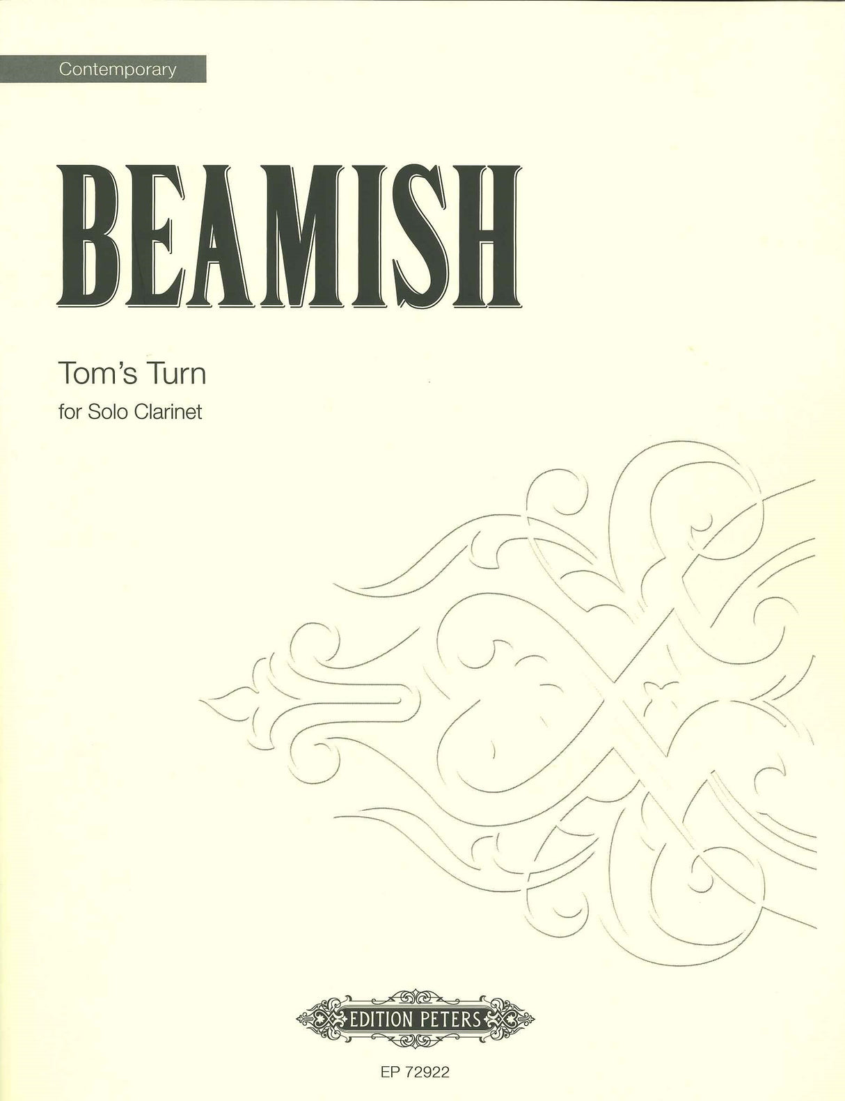Beamish, Tom's Turn (1997) (Cl Solo) (Peters)