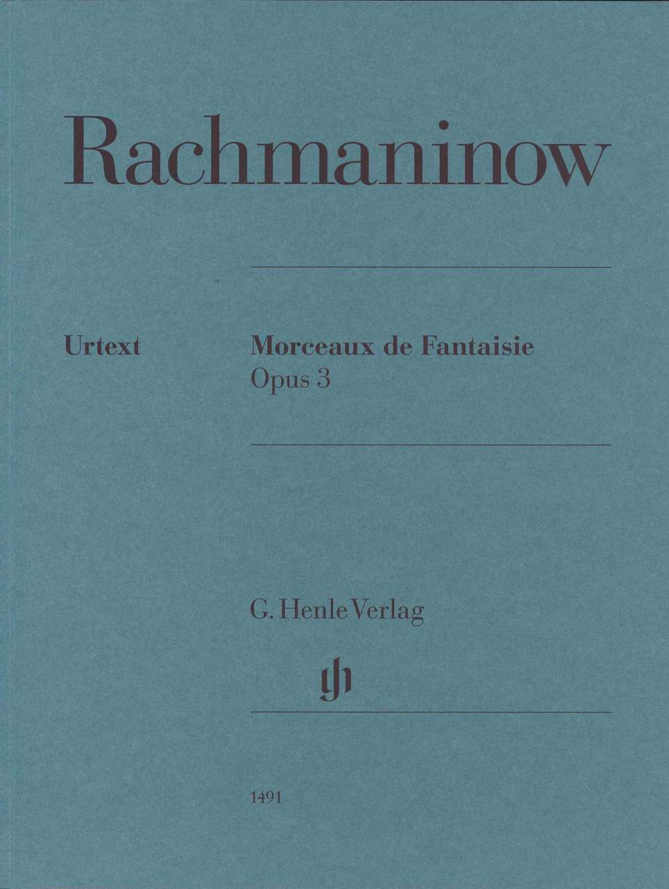 Rachmaninoff, Morceaux de fant. op. 3 (Henle)