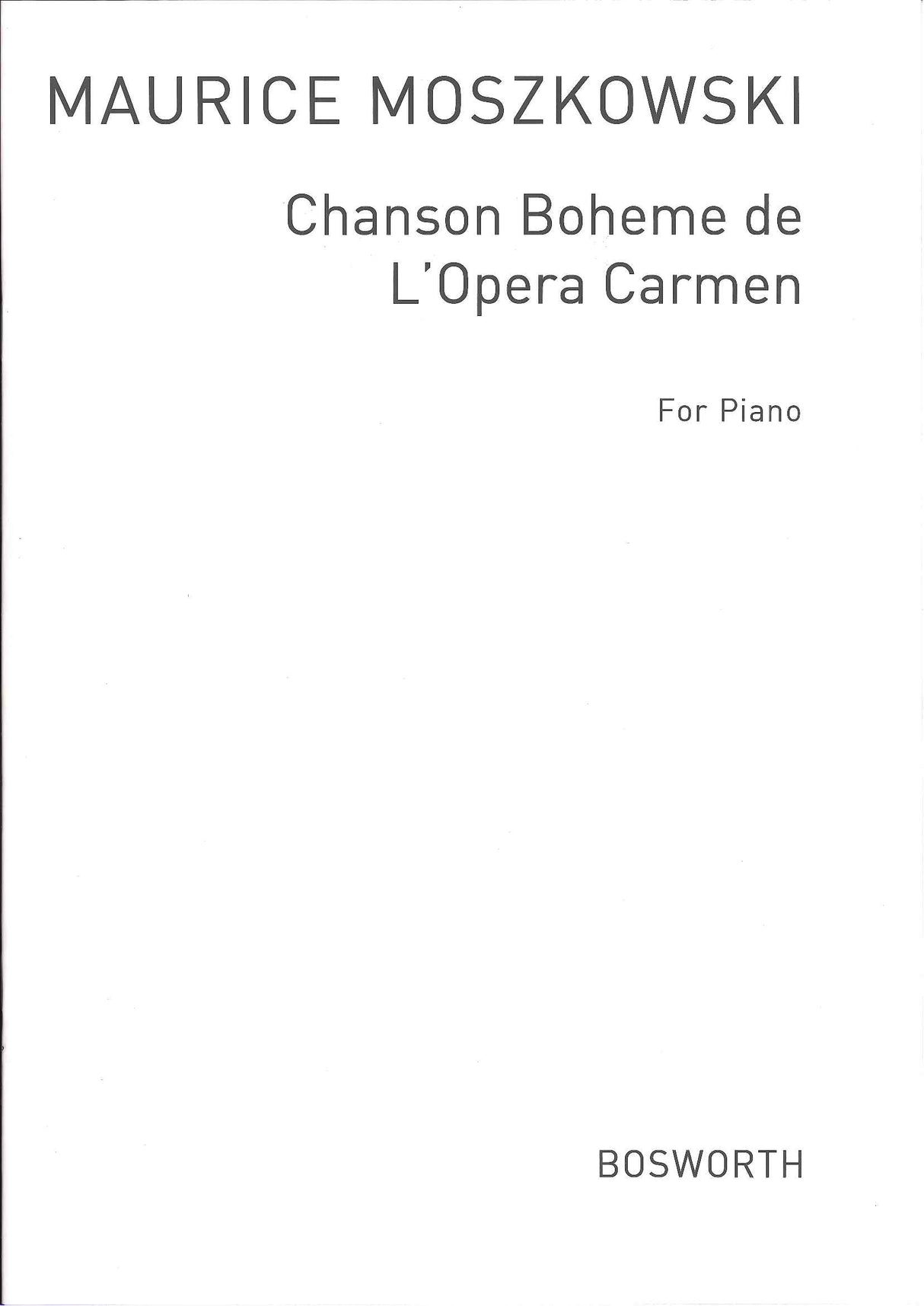 Bizet/Moszkowski, Chanson boheme(Carmen) (Hainauer/Bosworth)