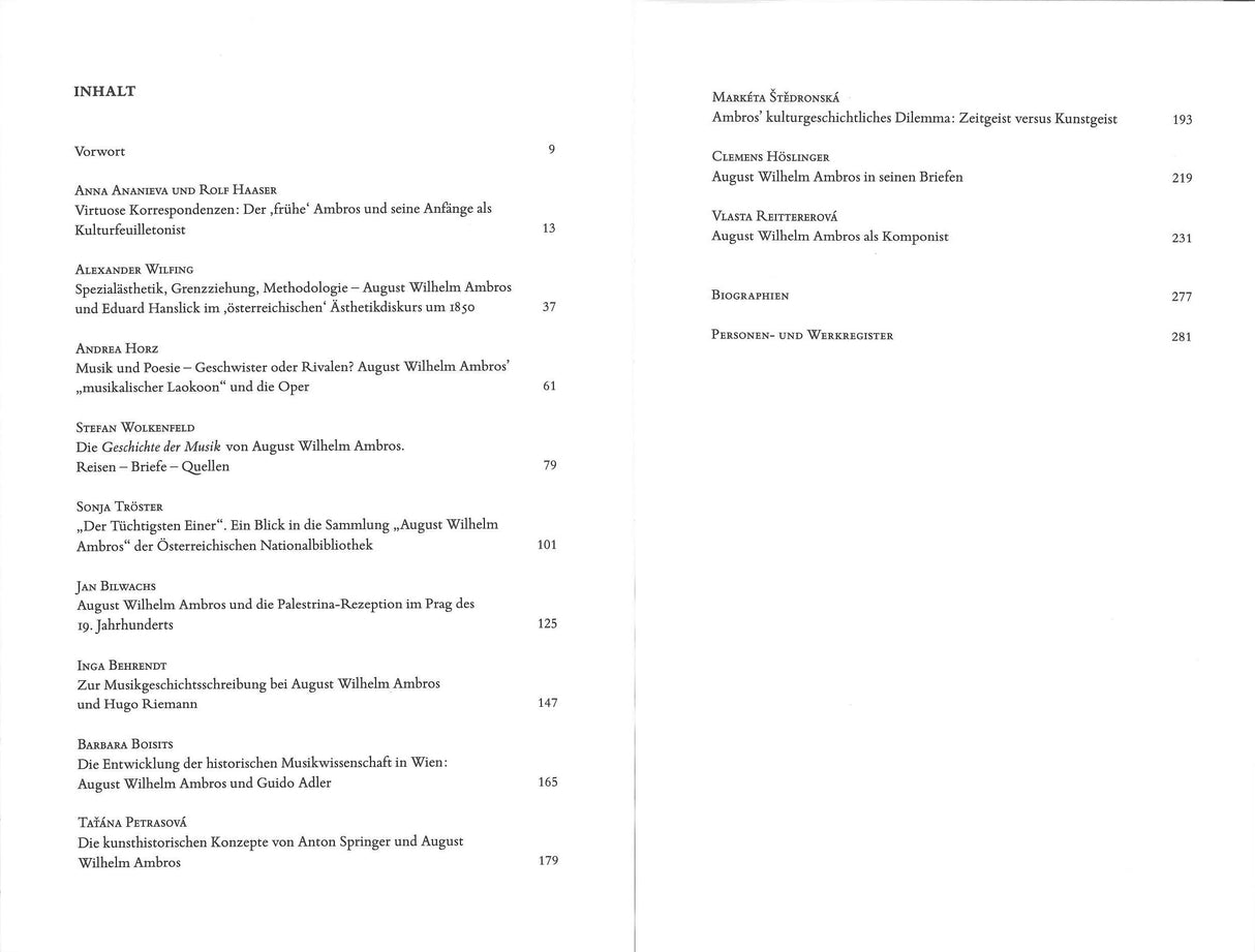 Ambros, Wege seiner Musikkritik, -asthet (Hollitzer Wissenschaftsverlag)