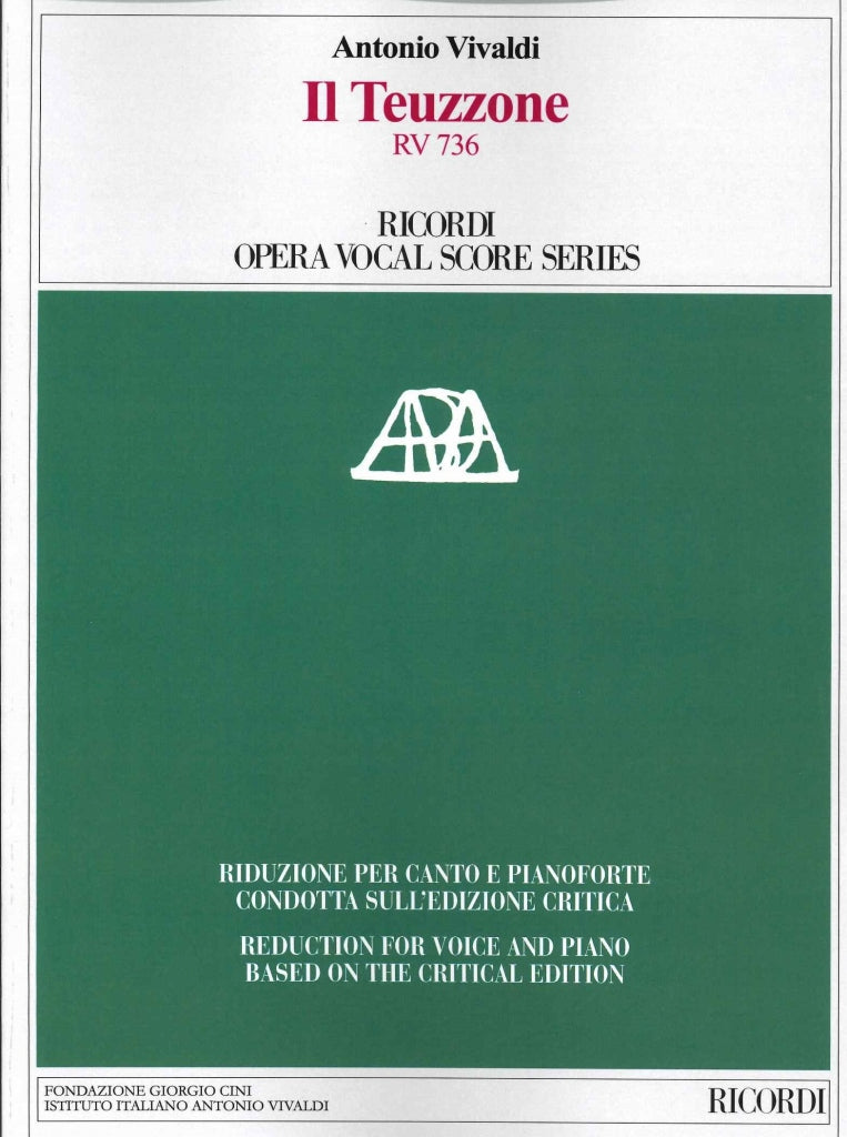 Vivaldi, Teuzzone, RV 736 [I] (Ricordi)