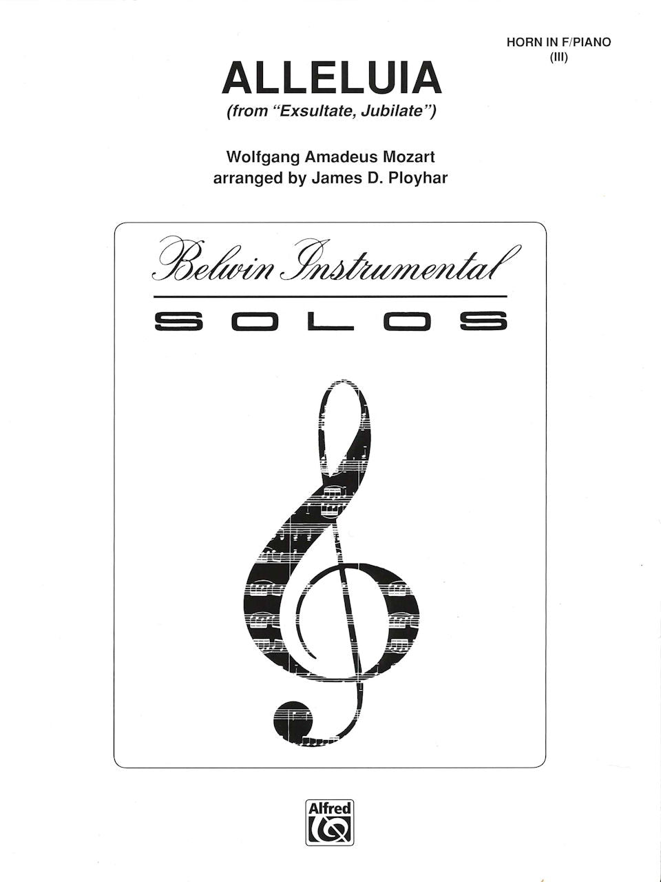 Mozart, Alleluia (Exsultate, Jubilate) (Belwin/Alfred)