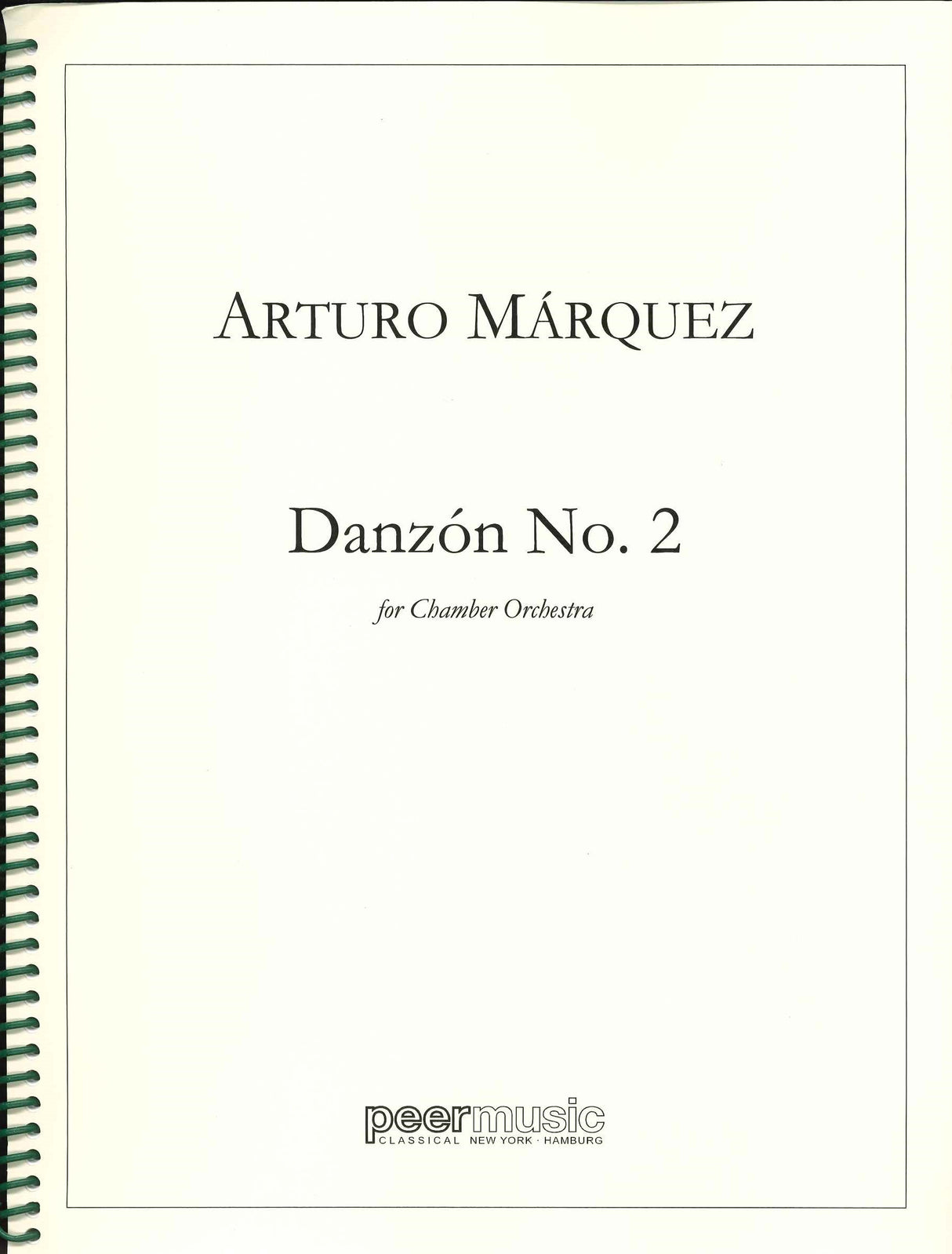 Marquez, Danzon No. 2 for Chamber Orch. (Peermusic)