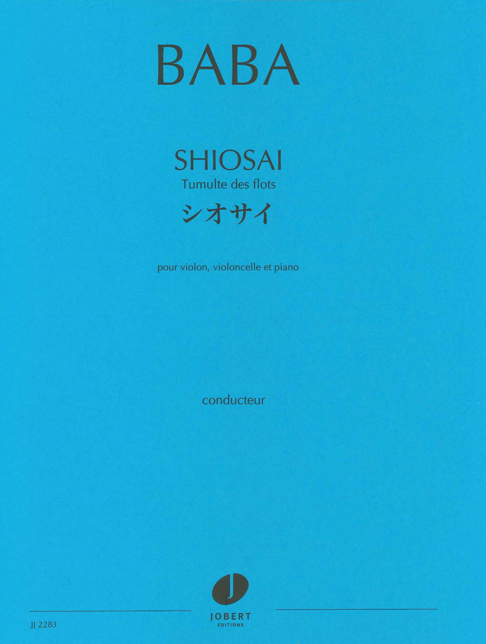 Baba, Shiosai (Vn,Vc,Pf) (Jobert)