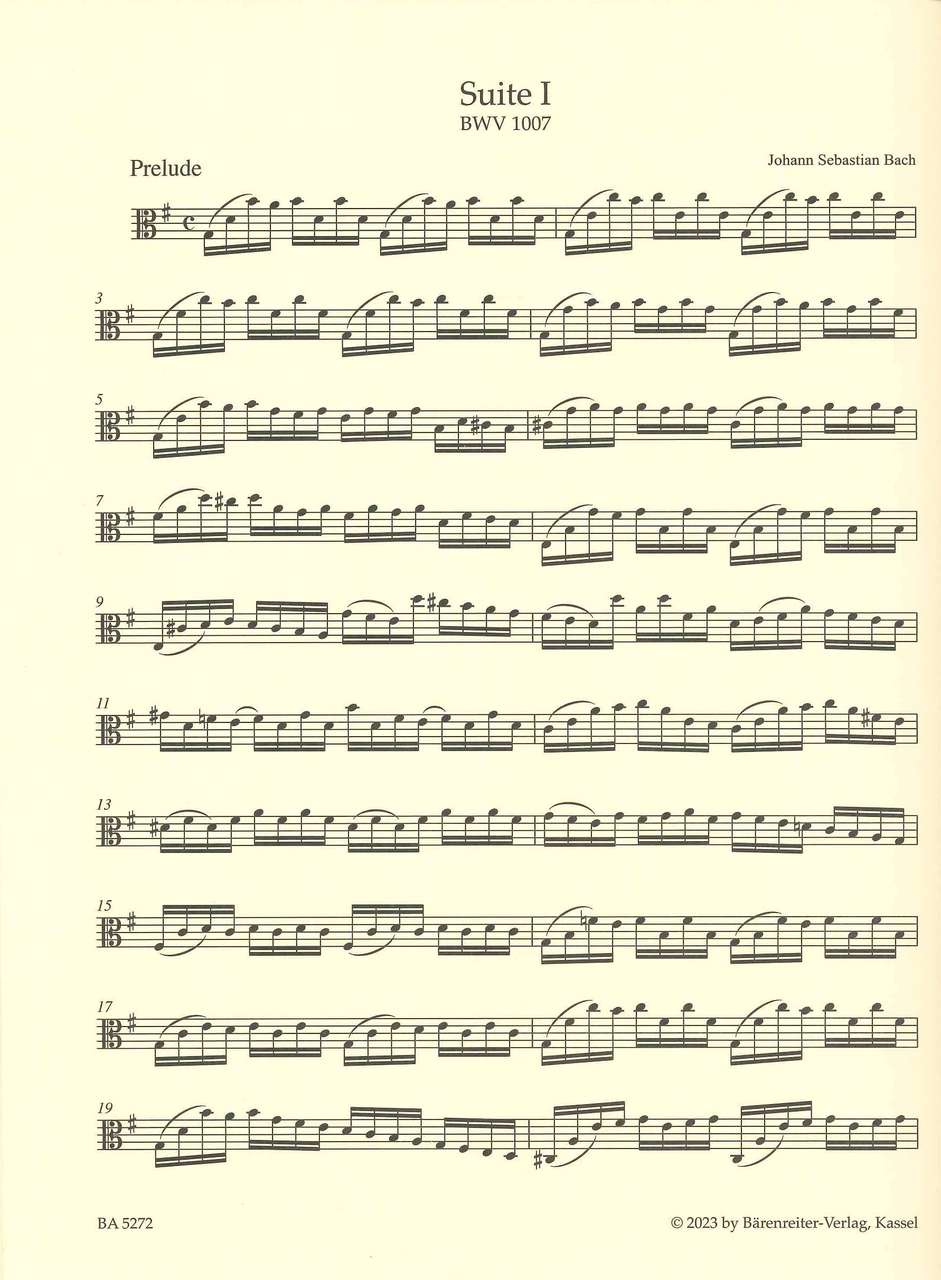 Bach, Suites BWV 1007-1012 (Park) (Barenreiter)