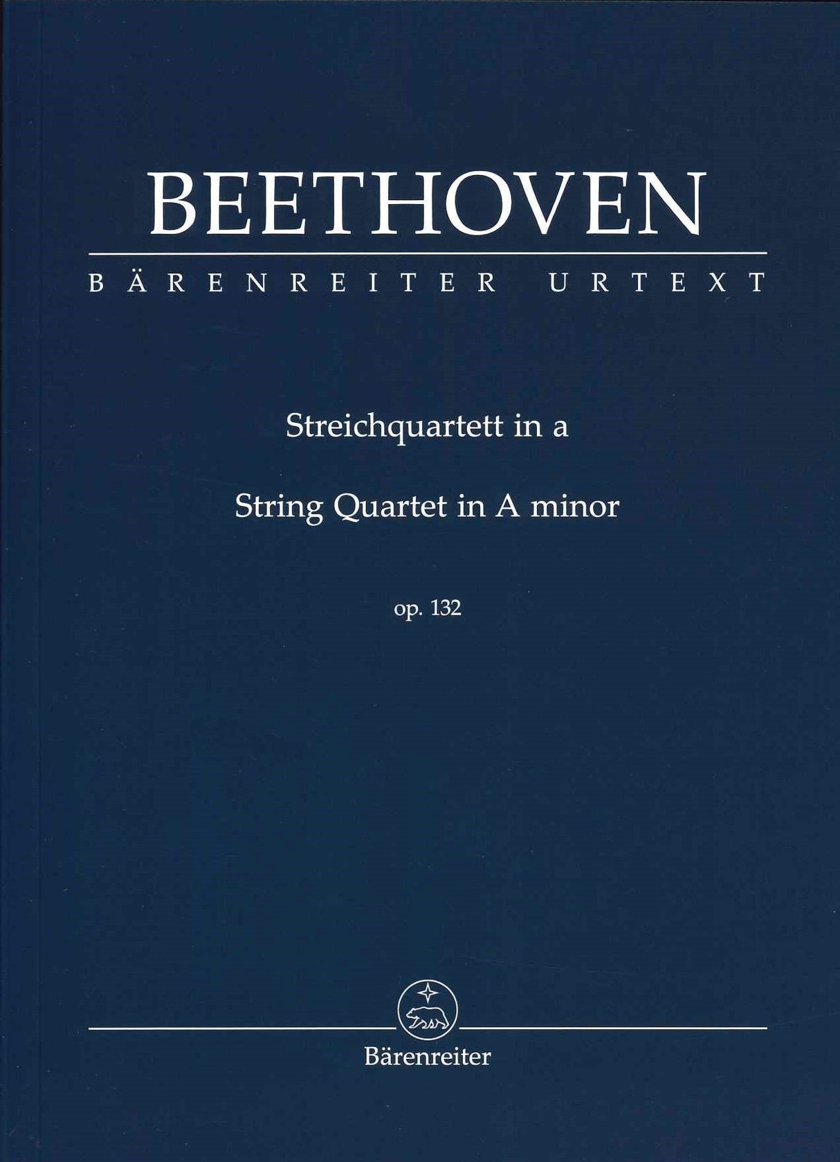 Beethoven, String Quartet op.132 (Barenreiter)