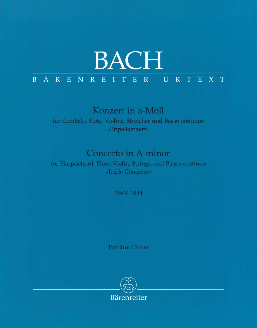 Bach, Concerto BWV 1044 Full Score (Barenreiter)