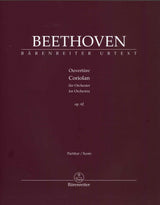 Beethoven, Coriolan Ov Full Score (Barenreiter)