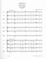 Beethoven, Coriolan Ov Full Score (Barenreiter)