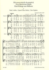 Dvorak, 5  Moravian Duets (SSAA) (Barenreiter)