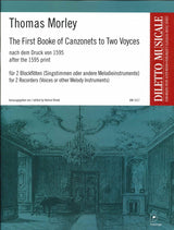 Morley, First Booke of Canzonets (Doblinger)