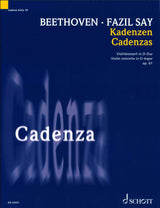 Beethoven/Say, Concerto, Cadenzas (Schott)
