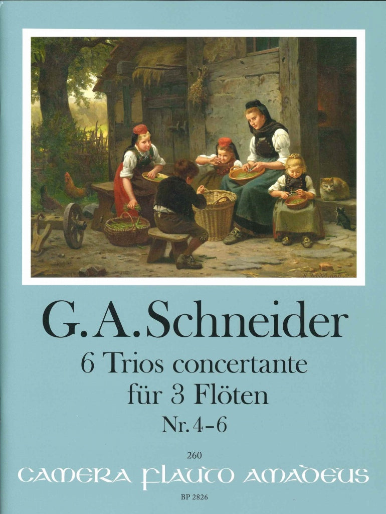 Schneider, 6 Trios concertante, 4-6 3Fl (Amadeus Verlag)