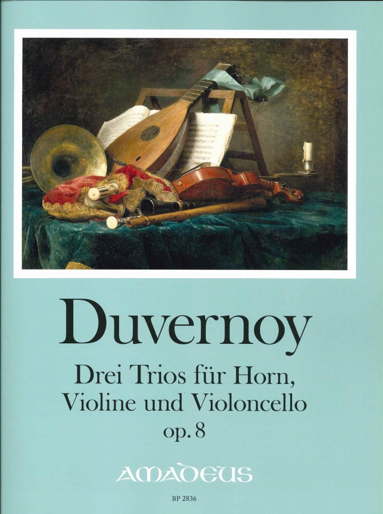 Duvernoy,F.N., 3 Trios op. 8 (Hn,Vn,Vc) (Amadeus Verlag)