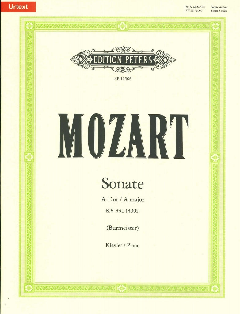 Mozart, Sonata KV 331(300i) in A (Peters)