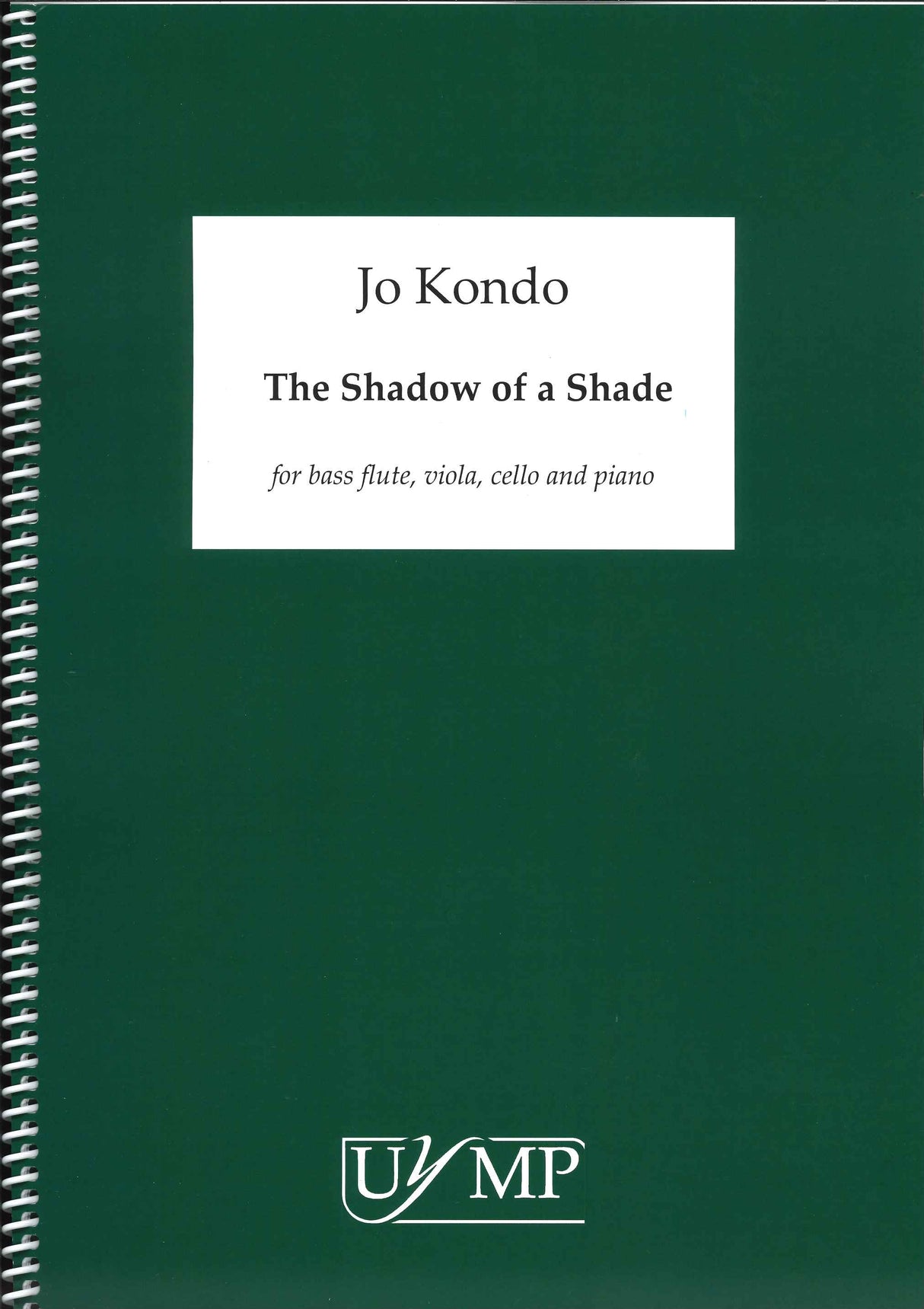 Kondo, Shadow of a Shade (Score) (York Music Press, University of)