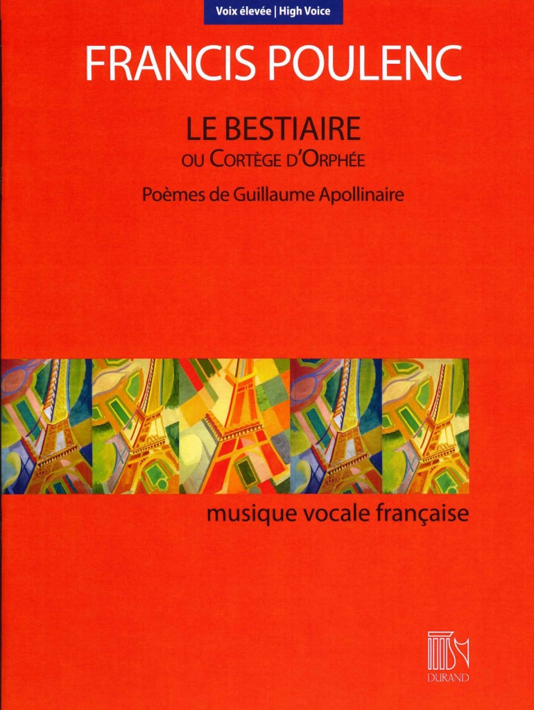 Poulenc Bestiaire (H) (Eschig/Durand)