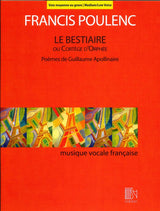 Poulenc Bestiaire (M/L) (Eschig/Durand)