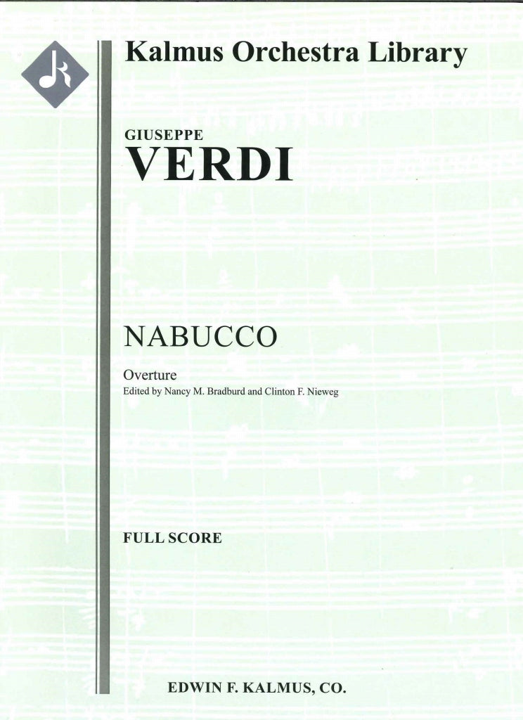Verdi, Nabucco Ov: Full Score (E.F.Kalmus)