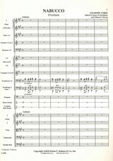 Verdi, Nabucco Ov: Full Score (E.F.Kalmus)