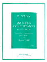 Cousin, 20 Solos concertants, 2: 11-20 (Combre)