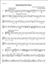 Neuling, Quartette fur Horn (Blechpresse)