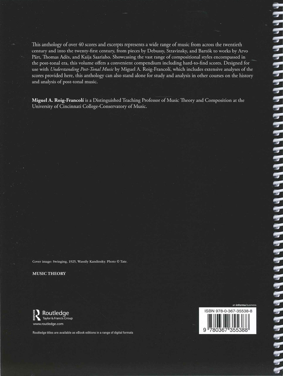 Anthology of Post-Tonal Music (2e)(paper (Routledge)