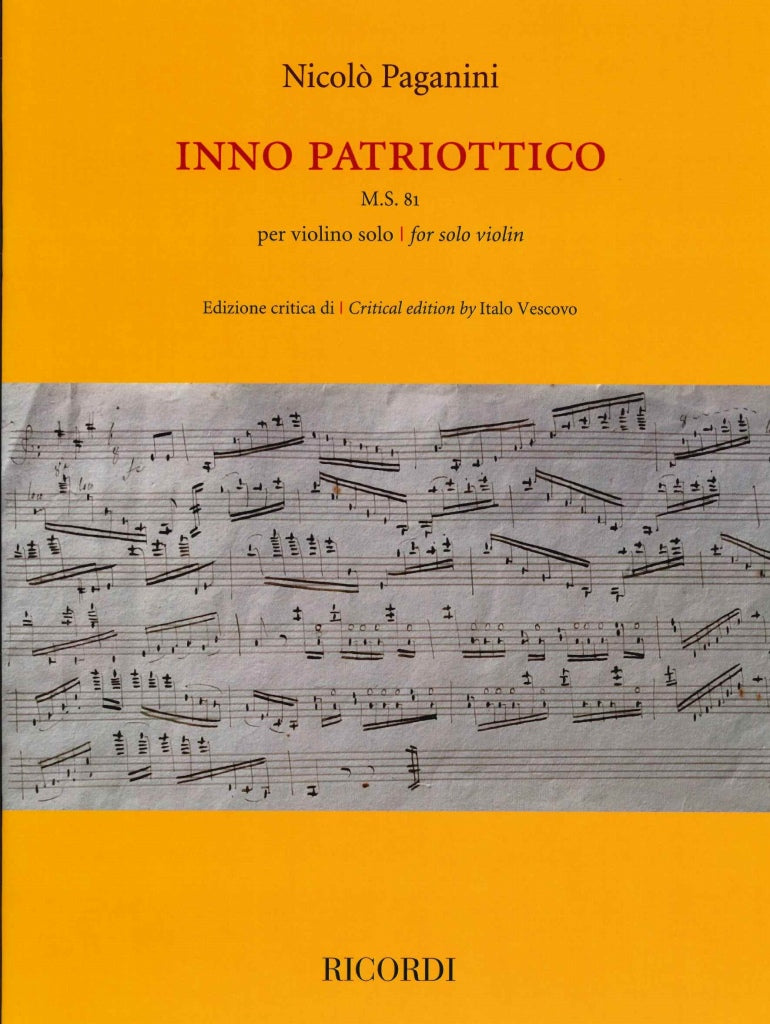 Paganini, Inno patriottico M.S. 81 (Ricordi)