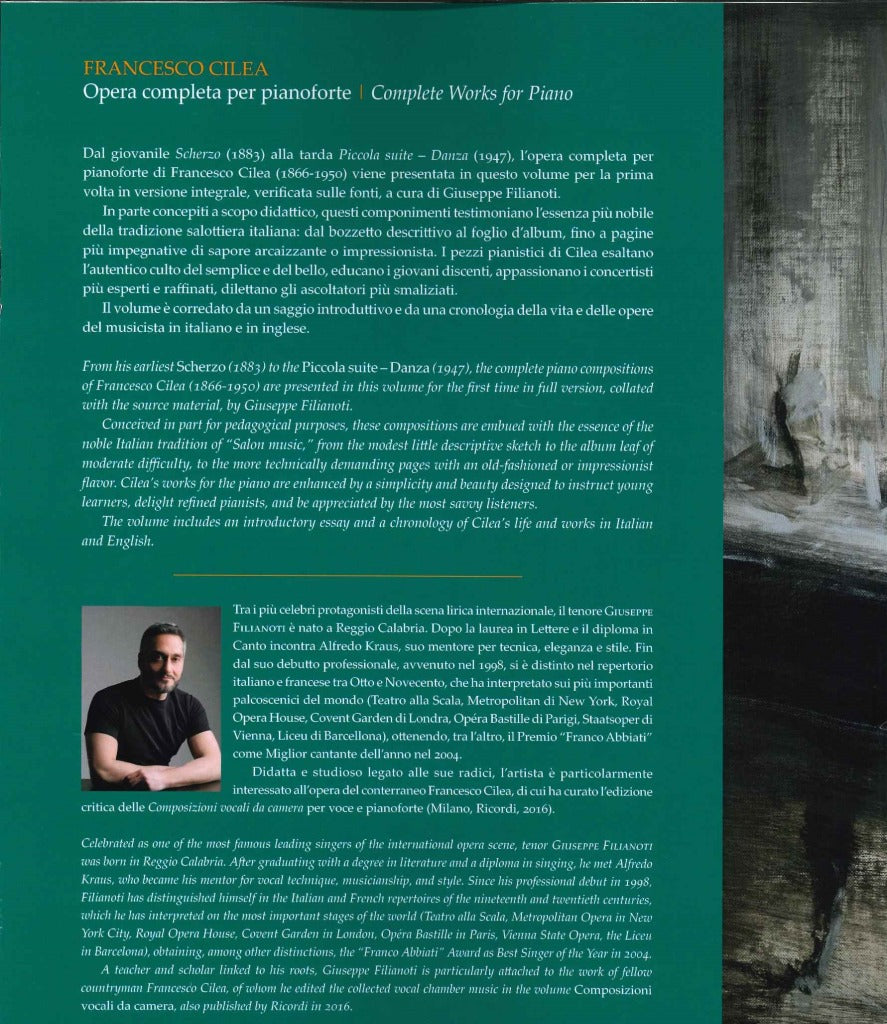 Cilea, Opera completa per pianoforte (Ricordi)