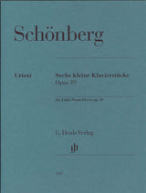 Schonberg, 6 Kleine Klavierstucke op. 19 (Henle)